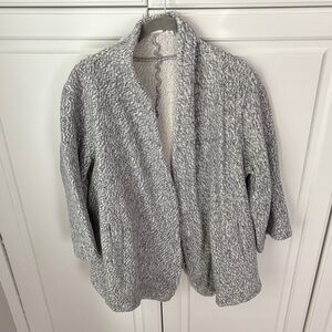 GAP Women's Textured Gray Cardigan